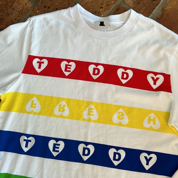 Teddy Fresh "Heart on your sleeve" unisex tee szM - Picture 4 of 13